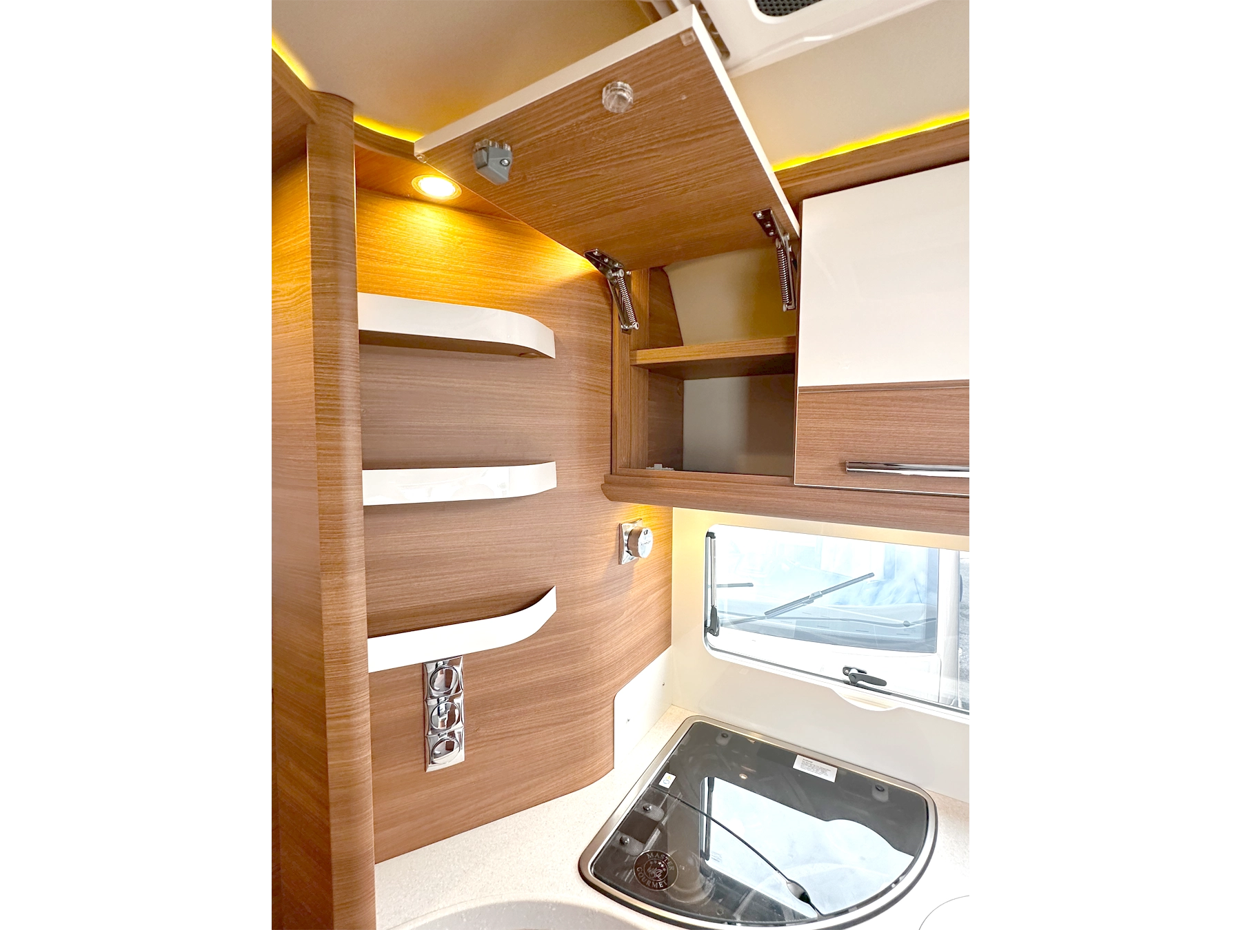Carthago Chic C-Line I Motorhome - Kitchen Cupboard Space