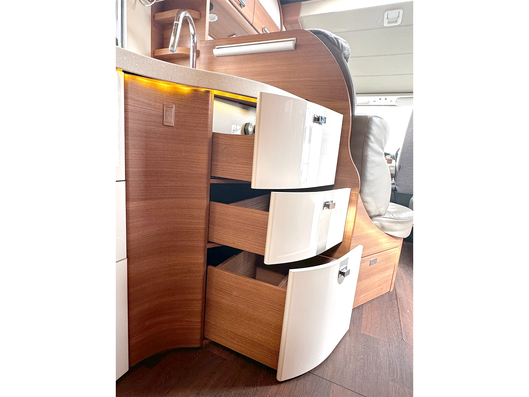 Carthago Chic C-Line I Motorhome - Kitchen Drawers Triple