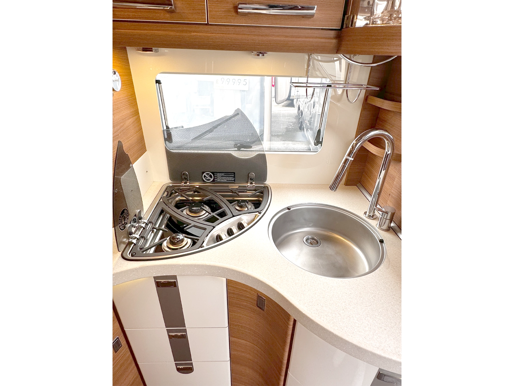 Carthago Chic C-Line I Motorhome - Kitchen Sink and Hob