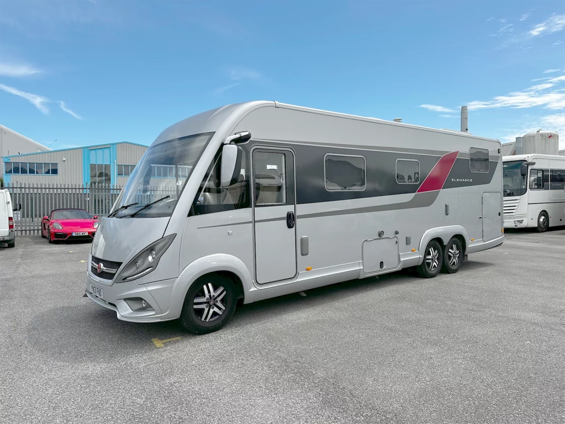 Burstner Elegance I 920G Motorhome Exterior Front Right