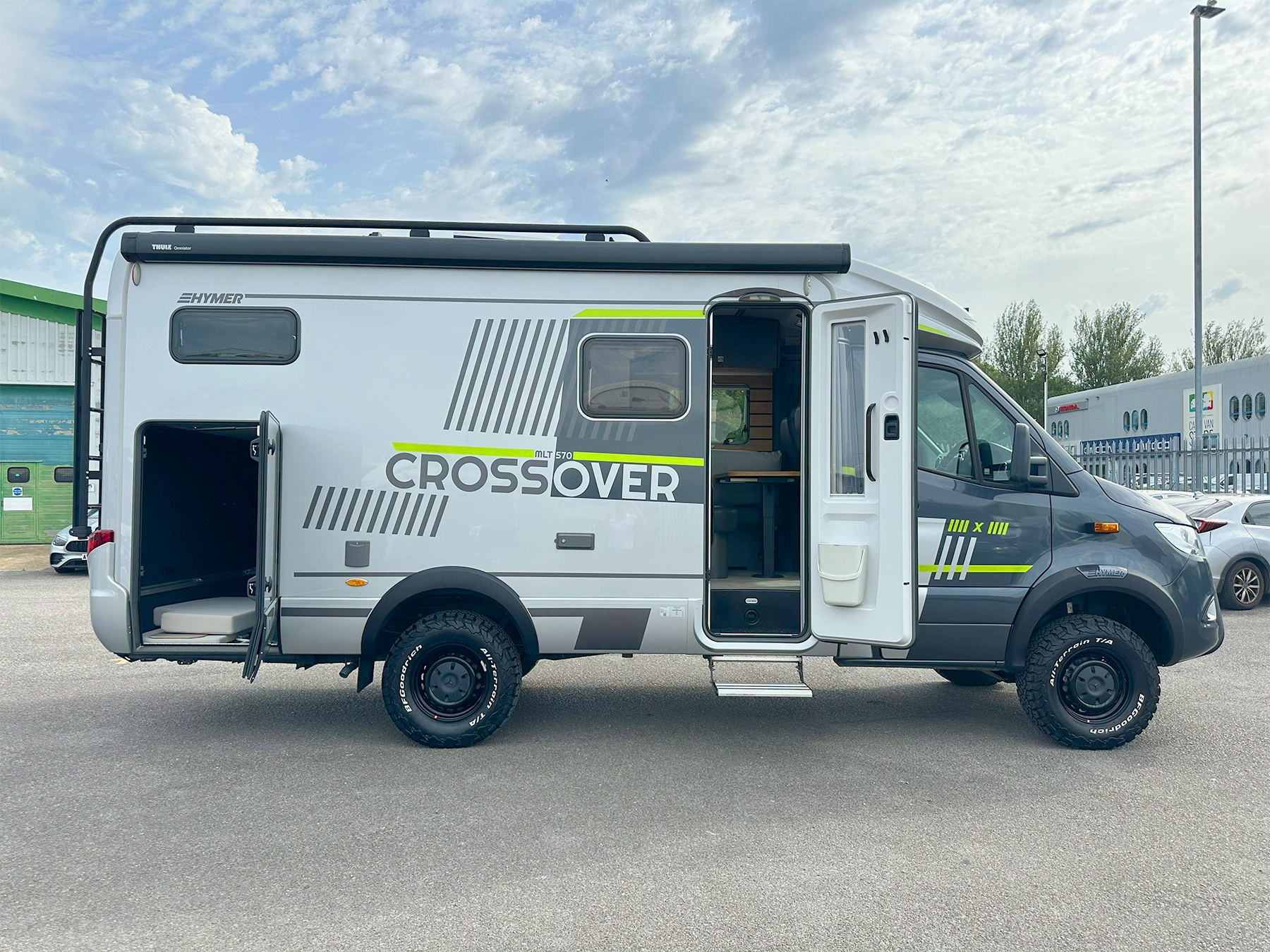 Hymer ML-T 570 Crossover 4X4 Exterior Open