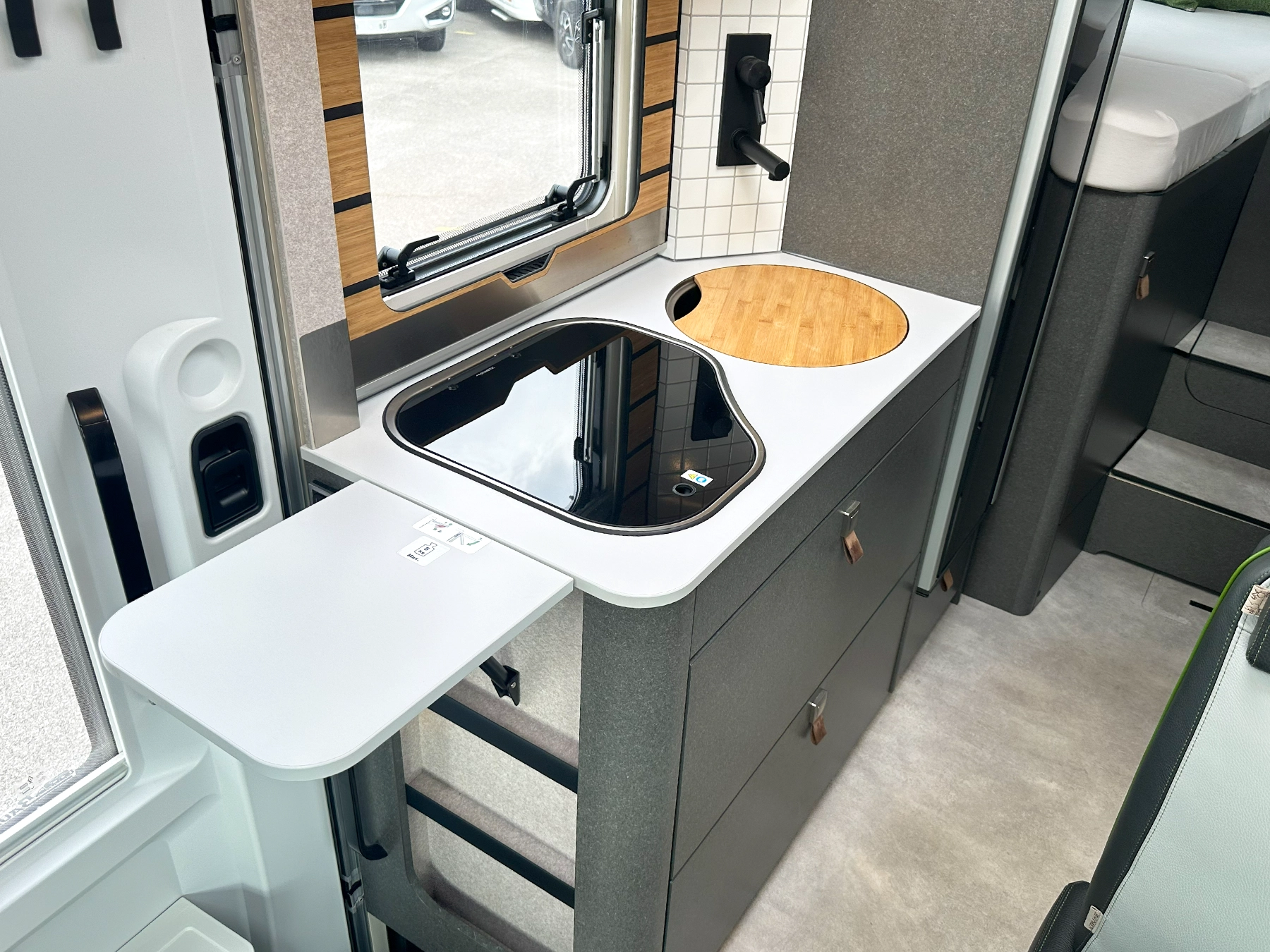 Hymer ML-T 570 Crossover 4X4 Kitchen Area Worktop Extended