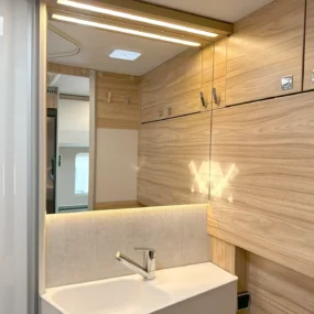 Hymer Exsis-T 580 Bathroom Mirror & Storage Cupboard