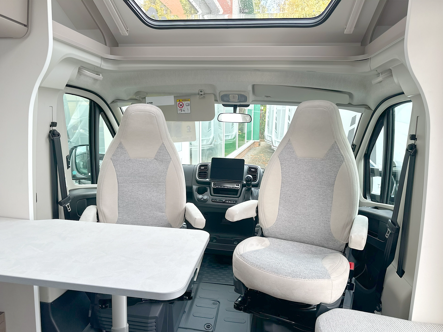 Carado T338 Pro Swivel Front Cab Seats