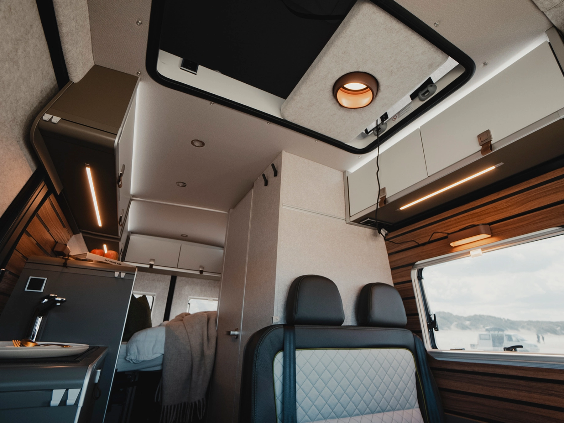 Hymer Grand Canyon S CrossOver Campervan - Pop Top Opening