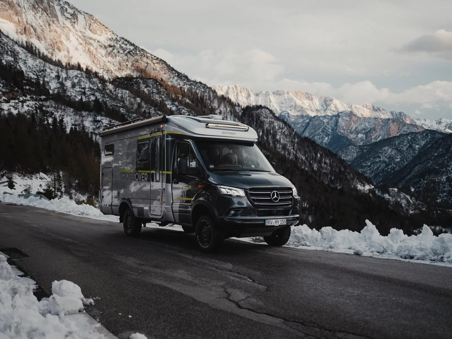 Hymer ML-T 570 CrossOver Motorhome - Snow Mountains