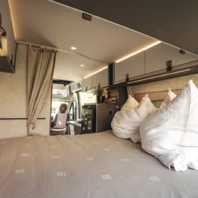 Hymer Grand Canyon Campervan - Interior From Bed