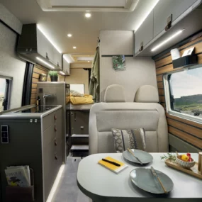 Hymer Grand Canyon S600 Campervan - Interior Ivy Green