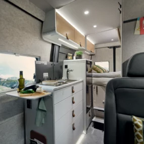 Hymer Grand Canyon S600 Campervan - Kitchen Extension
