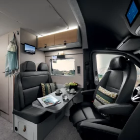 Hymer Grand Canyon S600 Campervan - Lounge Black Leather