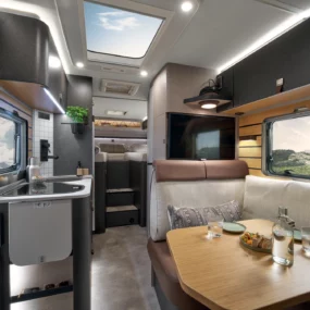 Hymer ML-T 580 Motorhome FO100100 - Interior Dark Upholstery