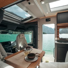 Hymer ML-T 580 Motorhome FO100100 - Interior Hab Door Lifestyle