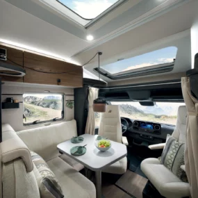 Hymer ML-T 580 Motorhome FO100100 - Lounge Cab Light Upholstery