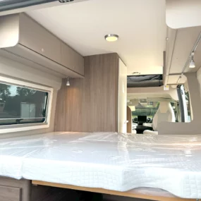 Carado CV600 Campervan 7120 - Bed from Rear