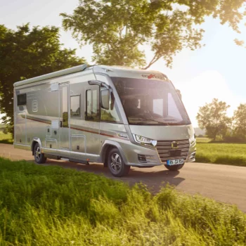 Carthago Chic E-line I 50 LE Edition Motorhome 10256 - Exterior Front Right Lifestyle