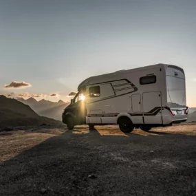 Hymer ML-T Xperience Motorhome FO100130 - Exterior Lifestyle Sunset Window