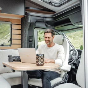 Hymer ML-T Xperience Motorhome FO100130 - Interior Lifestyle Lounge Working