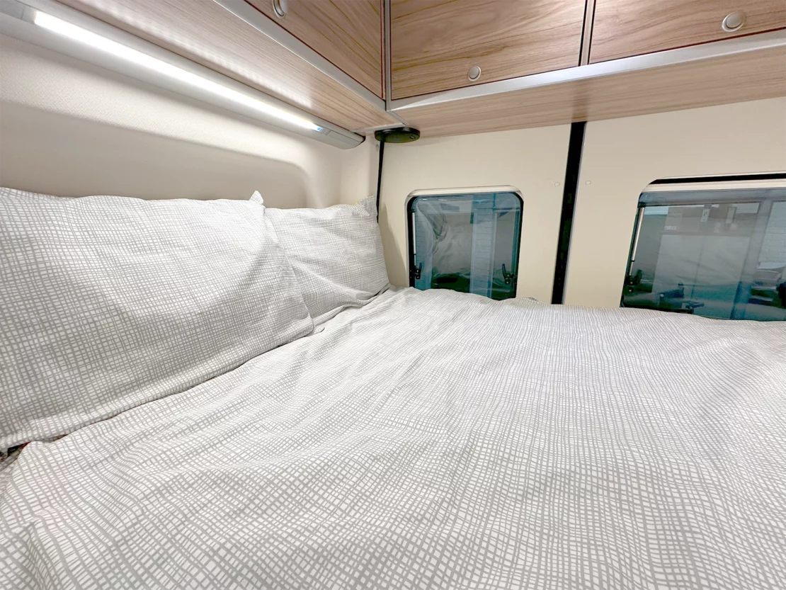Hymer Grand Canyon S 600 Pop Top Campervan Rear Bed