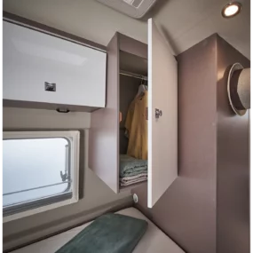 Burstner Eliseo C642 Campervan - Bedroom Wardrobe