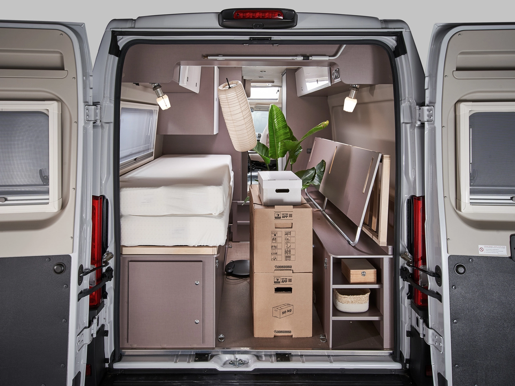 Burstner Eliseo C642 Campervan - Exterior Garage Storage