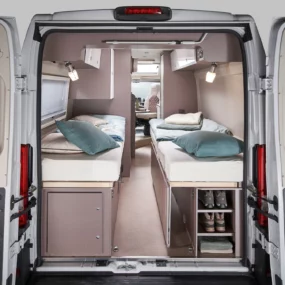 Burstner Eliseo C642 Campervan - Exterior Garage View