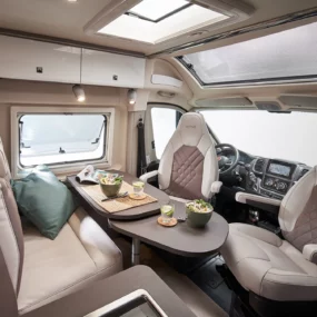 Burstner Eliseo C642 Campervan - Seating Group Table Extended