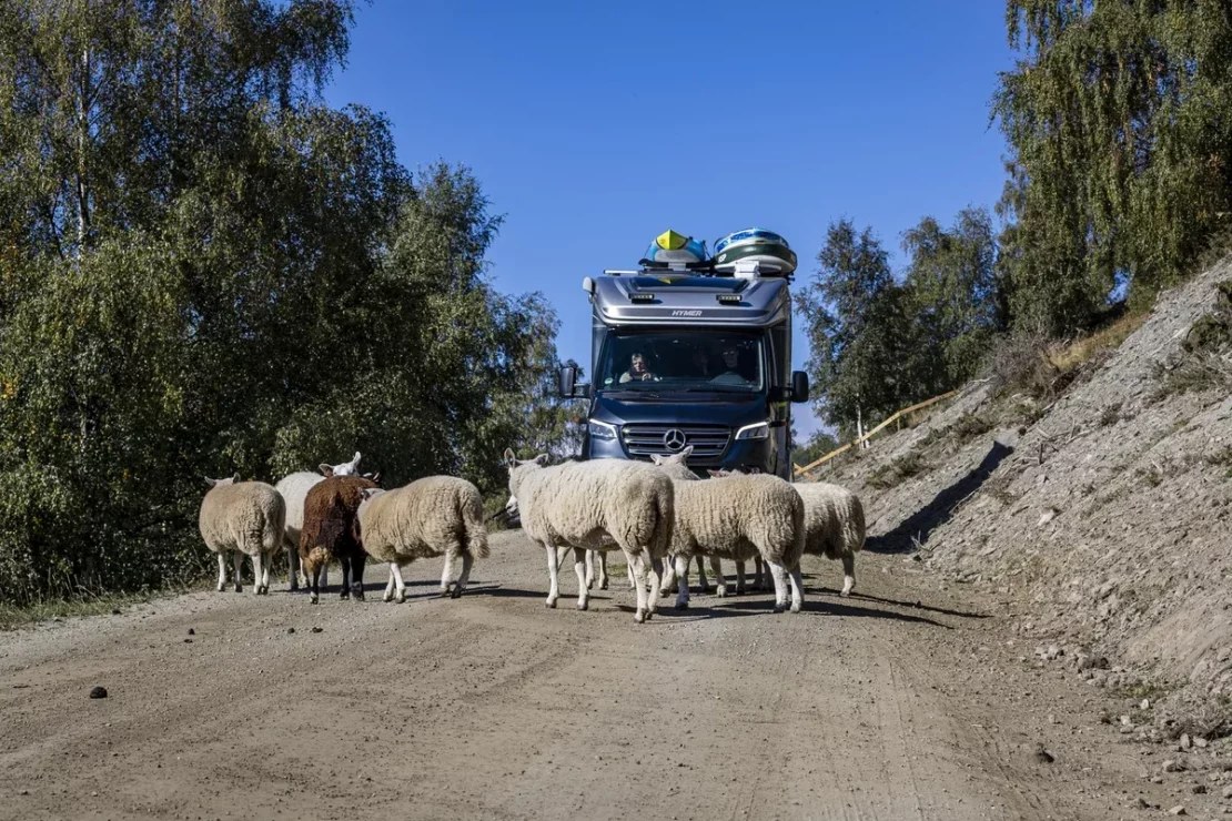 Hymer ML-T Crossover in Norway - Ustaoset via Geilo
