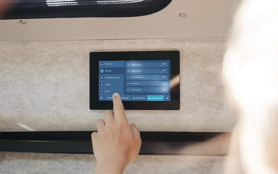 Hymer Smart Battery System Controls