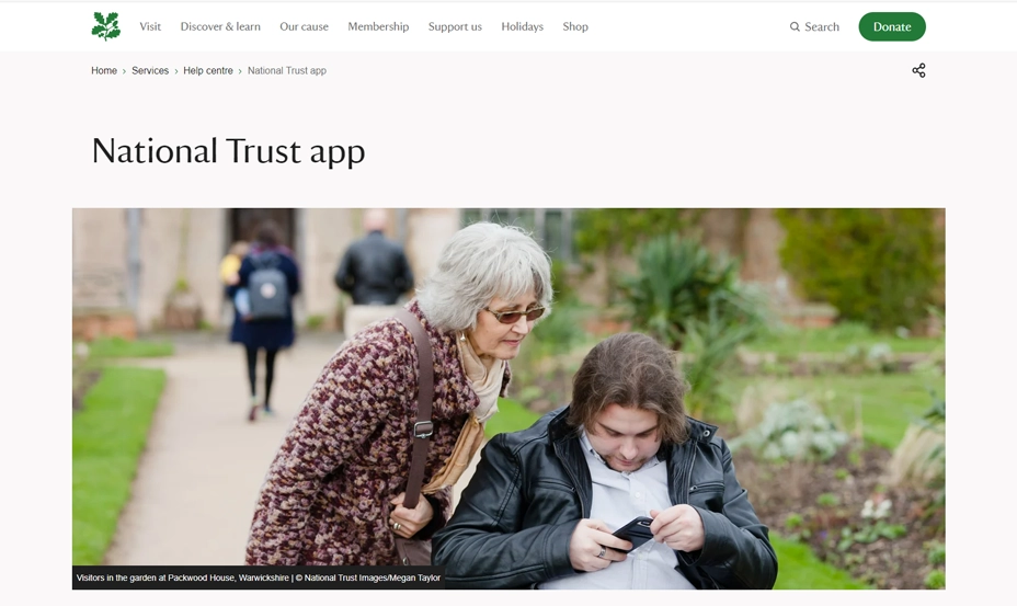 Best Motorhome Apps - National Trust
