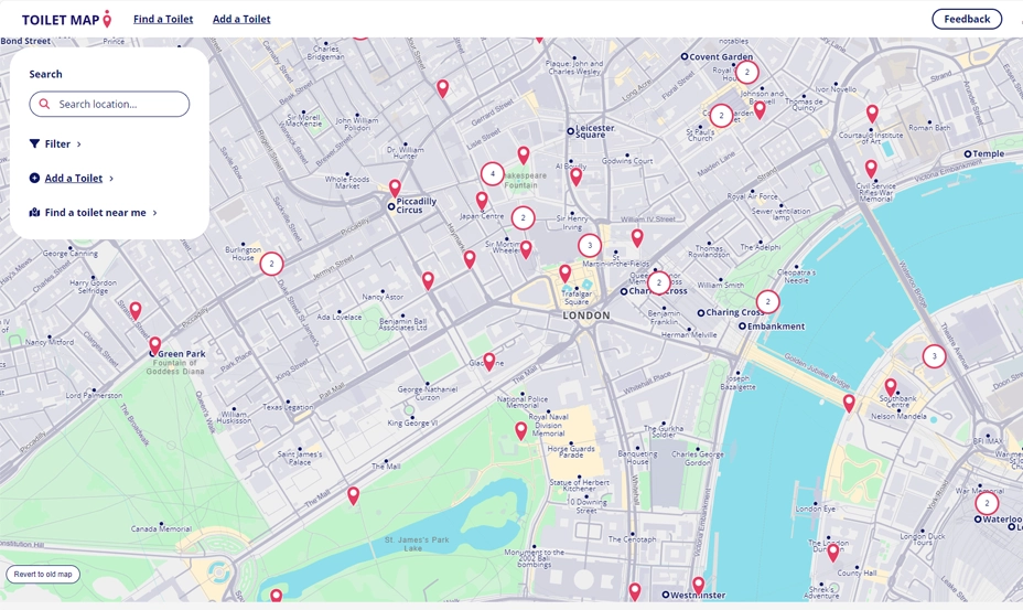 Best Motorhome Apps - UK Public Toilets