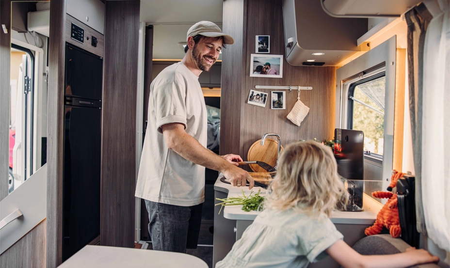 Choose Your Perfect Motorhome - Kitchen Layout