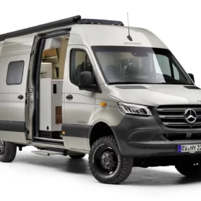 Hymer Grand Canyon S 700 Campervan N102710 - Exterior Front Right Door Open