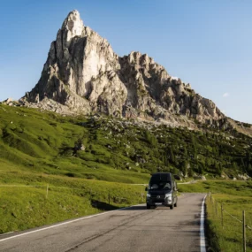 Hymer Grand Canyon S Xperience Campervan - Lifestyle Dolomite Road