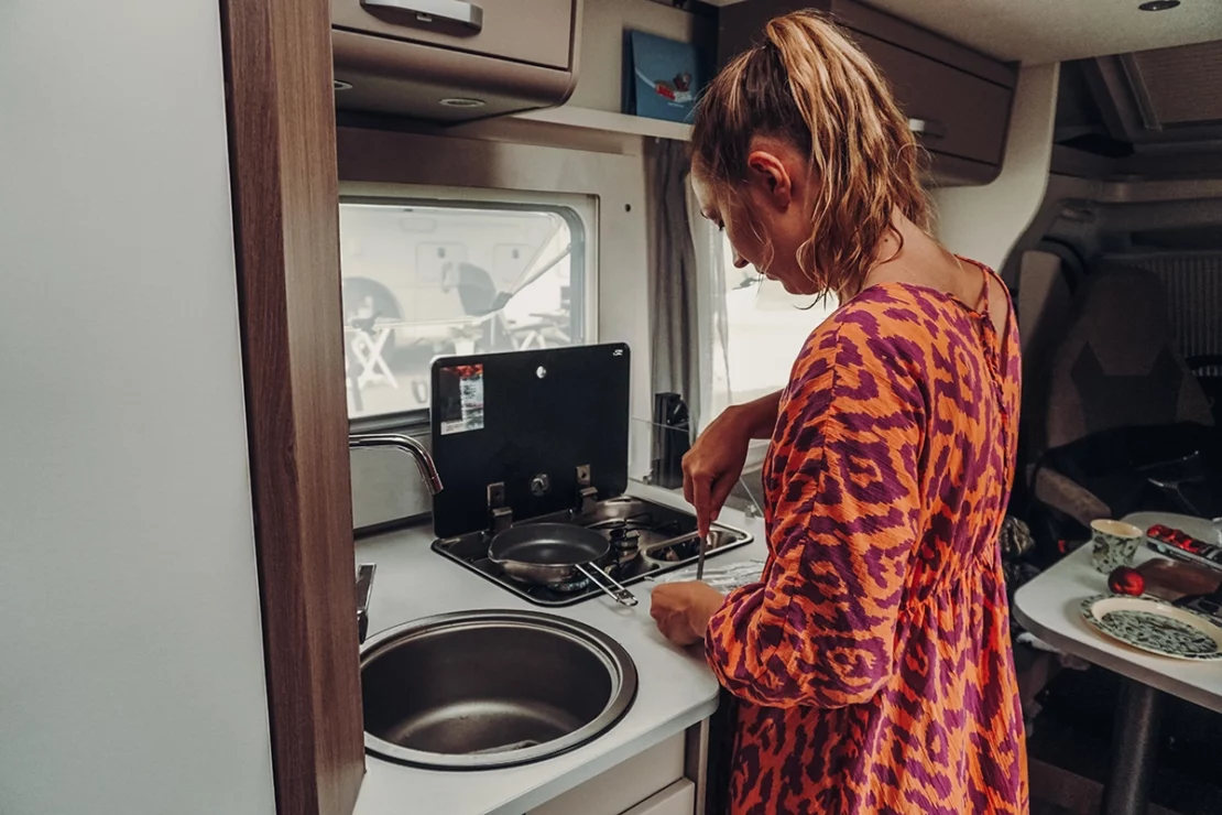 Motorhome Damp - Kitchen Area