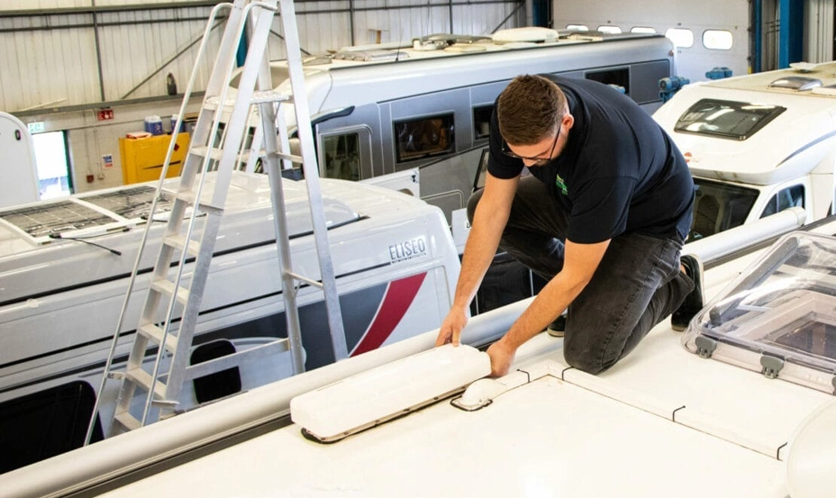 Motorhome Damp Test and Repair