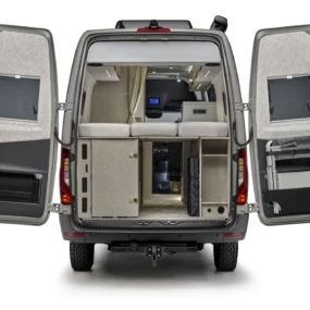 Hymer Grand Canyon S 700 Campervan N102710 - Exterior Rear Door Open Full