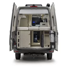 Hymer Grand Canyon S 700 Campervan N102710 - Exterior Rear Door Open Half