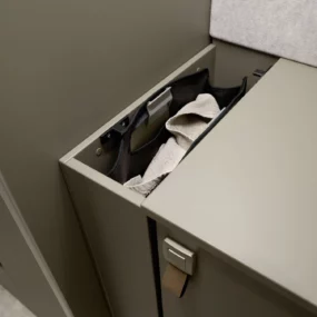 Hymer Grand Canyon S 700 Campervan N102710 - Garage Laundry Bin Open