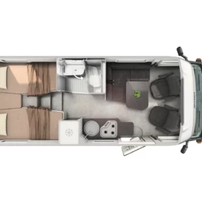 Hymer ML-T 570 Motorhome - Floorplan Layout