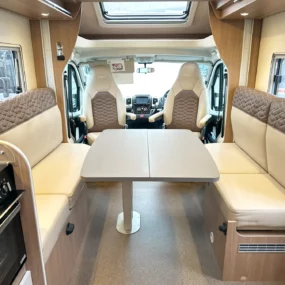 Burstner Lyseo TD 680 G Harmony Line Lounge Area Table Extended