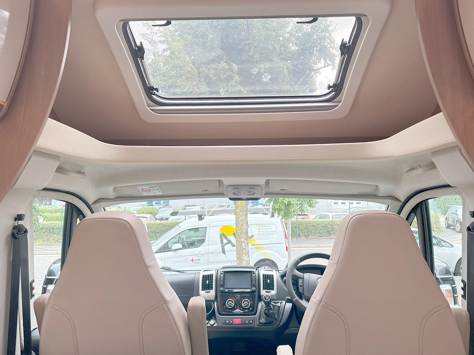 Burstner Lyseo TD 745 Harmony Line Motorhome Drivers Cab Skylight