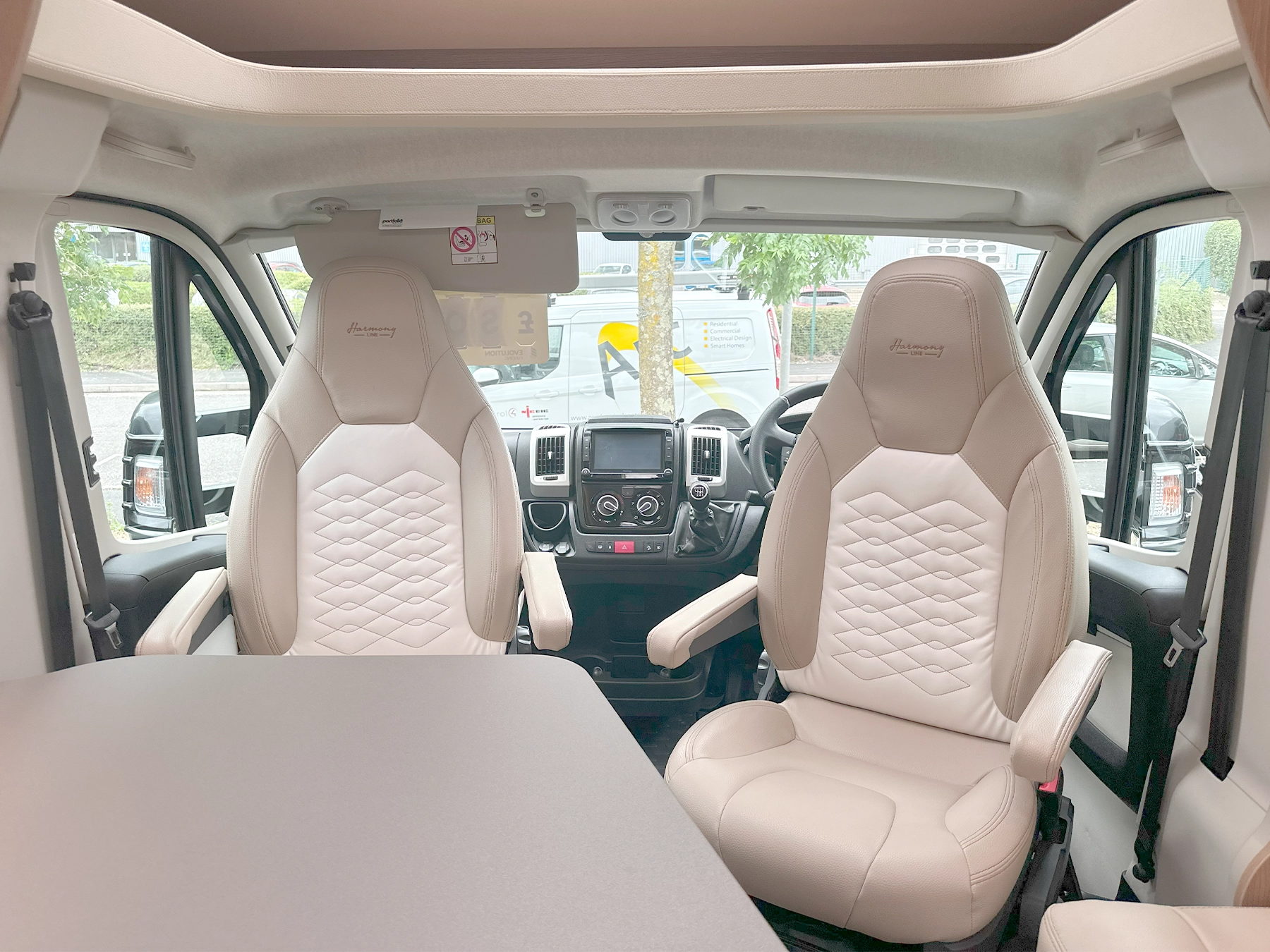 Burstner Lyseo TD 745 Harmony Line Motorhome Drivers Cab Swivel Seats