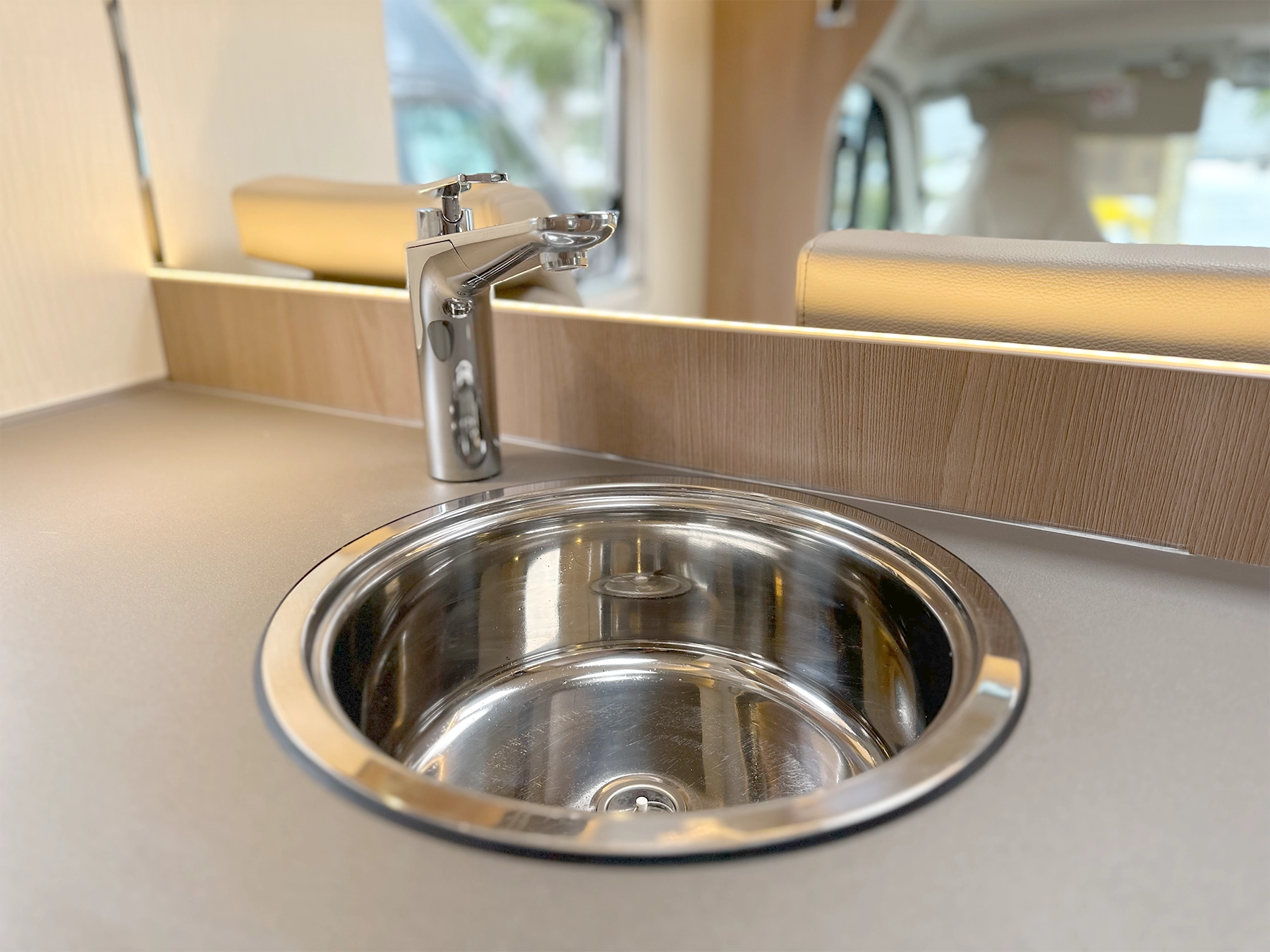 Burstner Lyseo TD 745 Harmony Line Motorhome Kitchen Sink