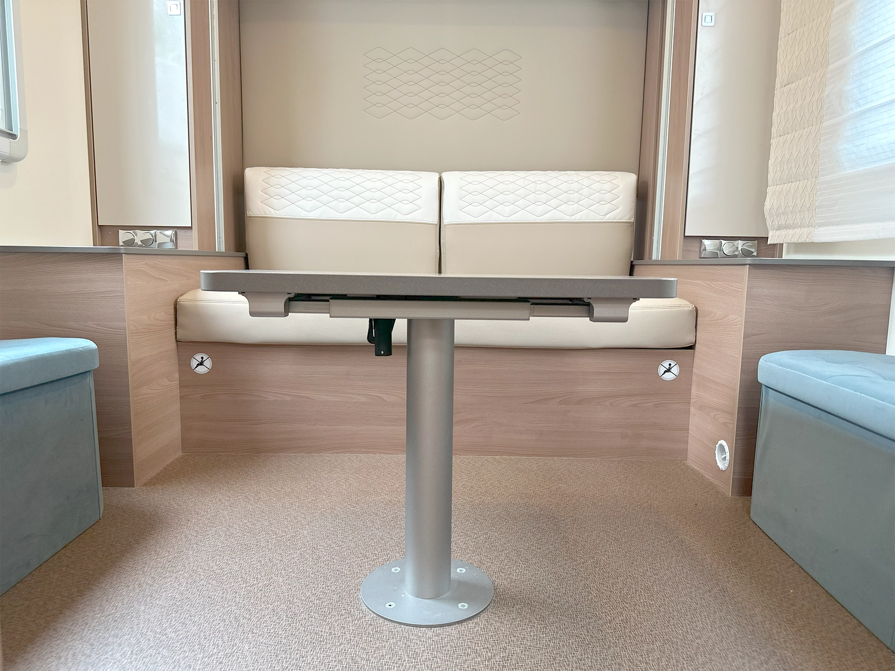 Burstner Lyseo TD 745 Harmony Line Motorhome Rear Lounge Table