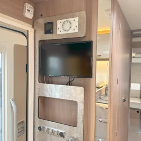 Burstner Lyseo TD 745 Harmony Line Motorhome TV Lounge Area