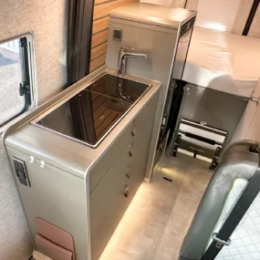 Hymer Grand Canyon S Crossover Pop Top Kitchen Area