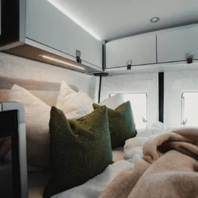 Hymer Grand Canyon S Crossover Campervan - Bed with Lockers