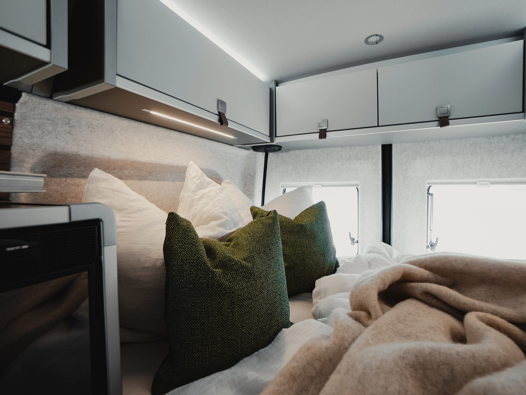 Hymer Grand Canyon S Crossover Campervan - Bed with Lockers