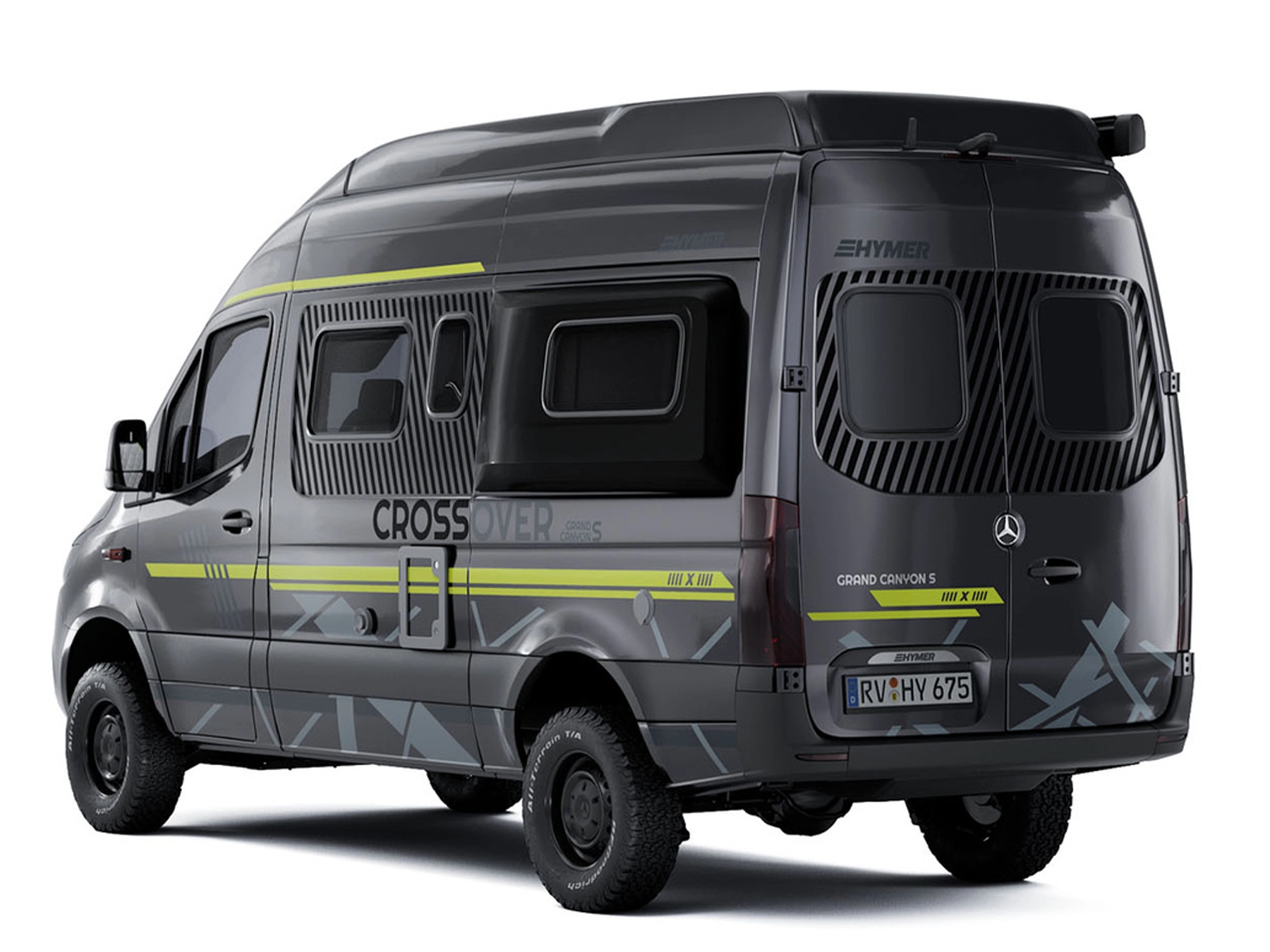 Hymer Grand Canyon S Crossover Campervan - Exterior Rear Left