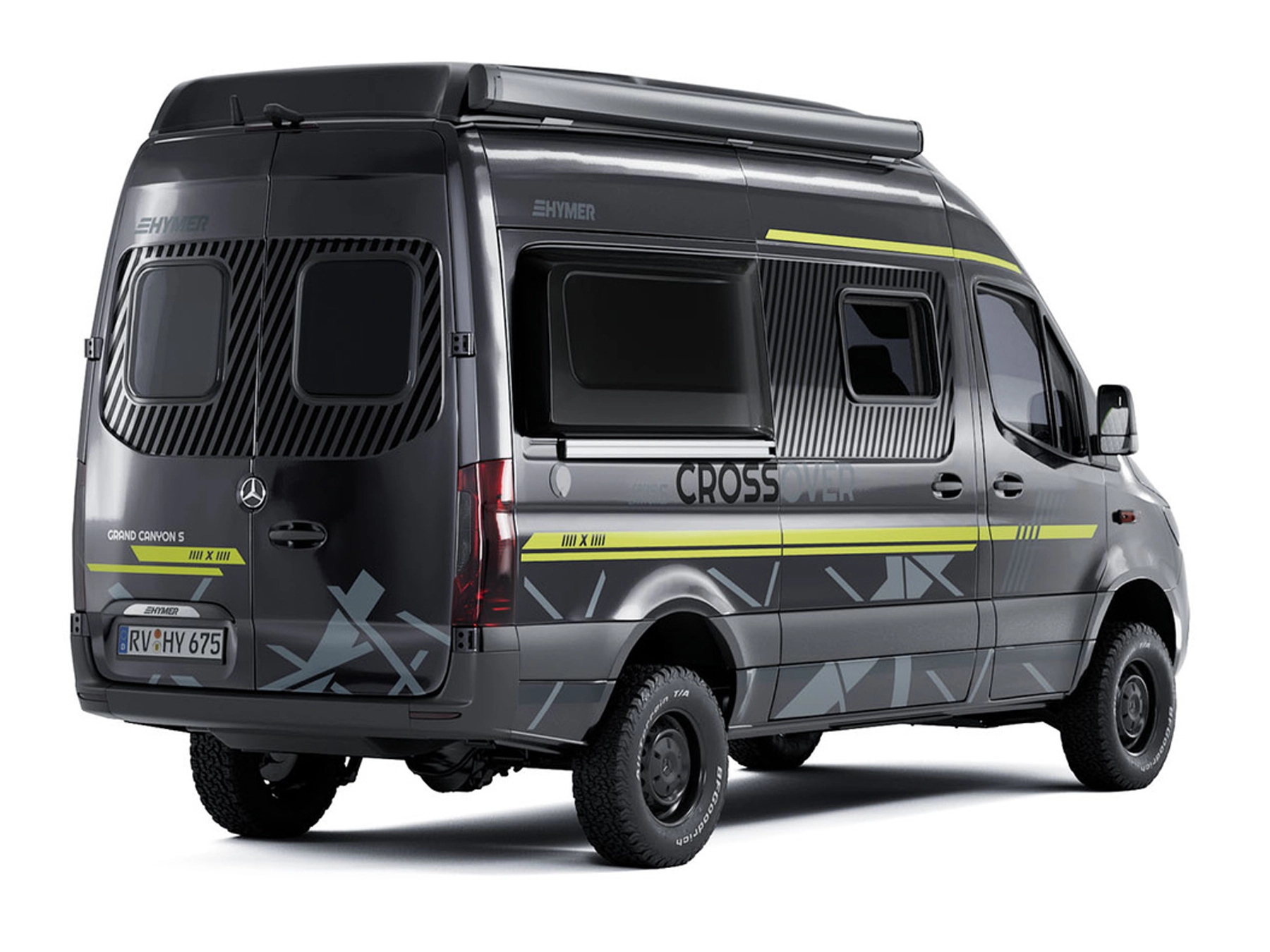 Hymer Grand Canyon S Crossover Campervan - Exterior Rear Right
